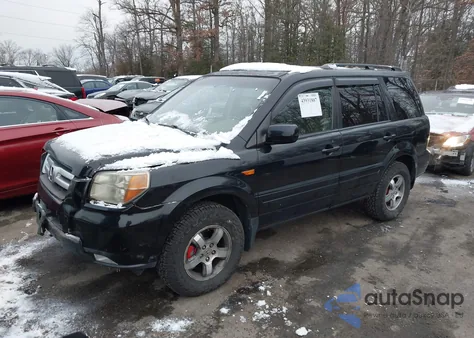 2007 Honda Pilot Ex-L from USA, damaged, VIN 5FNYF18627B010279